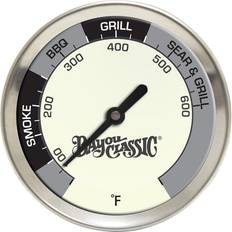 Steel Kitchen Thermometers Bayou Classic 500-580 bbq smoker temperature gauge Meat Thermometer