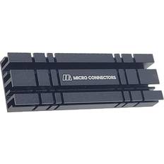 Micro Connectors NVMe SSD 10mm Heat Sink NGFFM2-HS803-BK