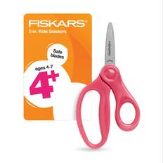 Pink Scissors Fiskars 5' Pointed Tip Kid Scissors