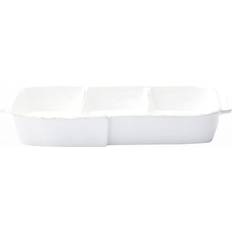 Melamina Brocche Vietri Melamine Lastra White Three Part Server Brocca