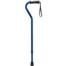 Training Equipment Drive Medical Aluminum Offset Cane with Gel Hand Grip, Height Adjustable, Crackle