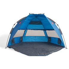 Omnicore Designs SunbusterXL4 Instant 4 Person Easy Set Up Sun Shelter Blue