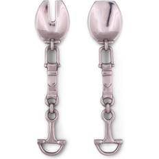 Salad Servers Arthur Court Designs Aluminum Equestrian Horse Bit Serving Set 12 Inch Salad Server