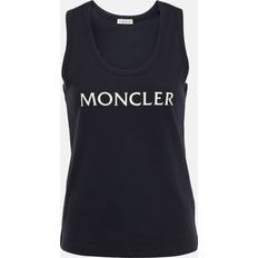 Moncler Damen Bekleidung Moncler Logo Tank Top - Black