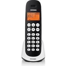 Telefoni Fissi Brondi telefono cordless adara nero/bianco