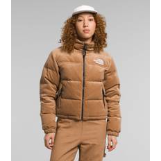 The North Face Women's 1992 Reversible Nuptse Almond Butter-coal Brown