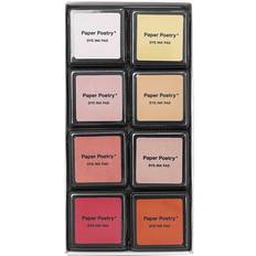 Almohadillas de tinta Rico Design Kit Encreurs Saint-Valentin 8 pcs Couleurs Rose et Rouge Séchage Lent
