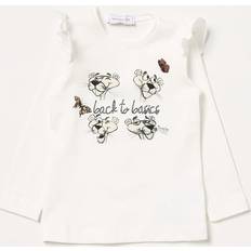 Monnalisa Pink Panther T-shirt Cream