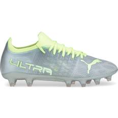 Puma Green Soccer Shoes Puma Ultra 3.4 Fg Soccer Cleats Silver