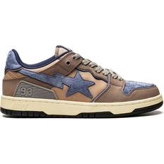 A Bathing Ape Chaussures A Bathing Ape BATHING Sk8 Sta #3 M1 "Tan/Blue" sneakers men Calf Leather/Rubber/Fabric