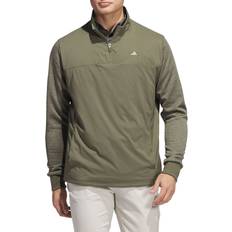 Golf - Green Outerwear adidas GoTo QuarterZip Jacket, Olive, Golf Outerwear