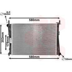 Intercoolers Van Wezel Radiateur Aluminium 500 341 17 Koelribben