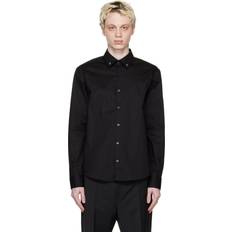 HUGO BOSS Pink Shirts HUGO BOSS Black Embellished Shirt Black 001