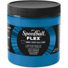 Arts & Crafts Speedball Flex Screen Printing Fabric Ink Lake Blue, 8 oz