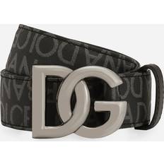 Pelle - Uomo Abbigliamento Dolce & Gabbana Dg Belt Cinture Nero Uomo Black