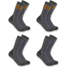 Carhartt Women's Heavyweight Crew Sock 4-Pack Gray