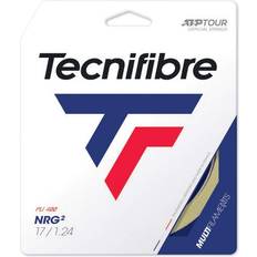 Cordes de badminton Tecnifibre Cordage De Tennis NRG 1.24 - Blanc