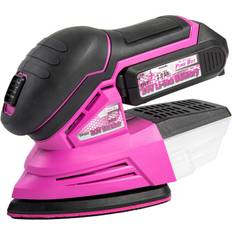 Best Detail Sanders Original Pink Box 20-Volt Li-ion Delta Sander PB20VSND_2Ah_CHRGR