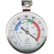 Silver Fridge & Freezer Thermometers 80 F Fridge & Freezer Thermometer