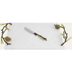 Vert Plateaux de Fromages Michael Aram Pine Cone Cheeseboard with Knife Plateau de Fromages