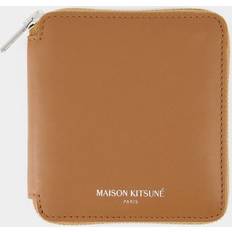 Maison Kitsuné Reißverschluss - Leder - Braun brown