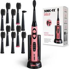 Electric Toothbrushes & Irrigators Sonic-FX Solo Electric Toothbrush W/ 10 Brush Heads 1 Interdental 3 Brush Modes Coral