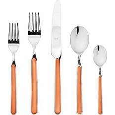 Orange Cutlery Sets Mepra Fantasia Place Cutlery Set