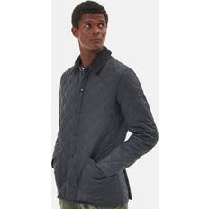 Clothing Barbour Heritage Liddesdale Quilted Jacket Charcoal Grey