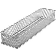 YBM Home Silver Mesh Desk Drawer Organizer Tray 3"x6"