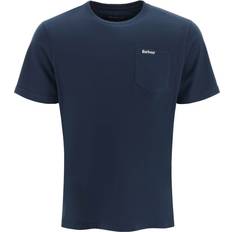 Barbour Herr T-shirts Barbour Classic Chest Pocket T-shirt - Blue