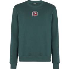 Balmain Man Truien Balmain Sweater Met Geborduurd Logo - Groen