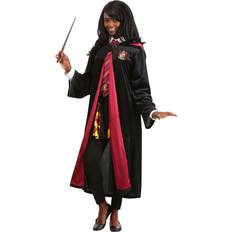 Wizards Fancy Dresses Jerry Leigh Potter Women's Deluxe Hermione Gryffindor Fancy Dress Costume Black/Red