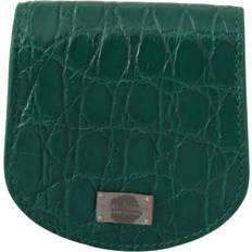 Mens wallet Dolce & Gabbana Men's Exotic Skins Condom Case Holder Wallet - Green