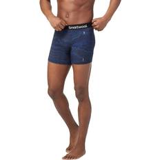 Smartwool Merino Print Boxer Brief - Deep Navy Digital