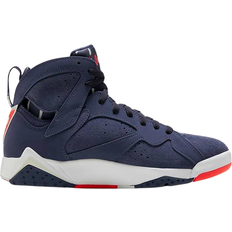 NIKE Air Jordan 7 Retro Q M - Neutral Indigo/White/Light Bone/Bright Crimson