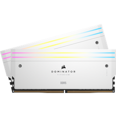 32 GB - 7200 MHz - DDR5 RAM Memory Corsair Dominator Titanium RGB White DDR5 7200MHz 2x16GB (CMP32GX5M2X7200C34W)