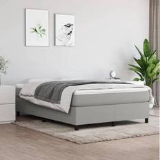 vidaXL Box Spring Bed with Mattress 59.8'x79.9' Queen Frame