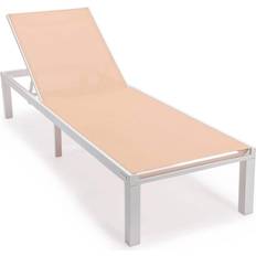 Metal Sun Beds Leisuremod Marlin Modern