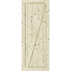 Beige Interior Doors Renin Elegance Chalet Z Brace Interior Door (x)