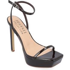 Brown Heeled Sandals Journee Collection Women's Telilah Platform Stiletto Sandals