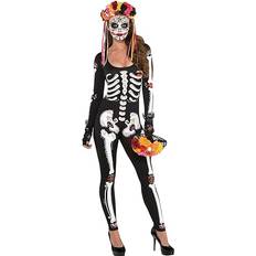 Amscan La Muerta Catsuit Party Costume