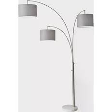 3 arm arc floor lamps Adesso 3-Arm Bowery Arc Floor Lamp 74"