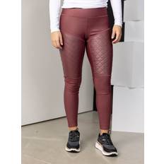 Dame - Løb - Rød Tights Johaug Advance Primaloft Træningstights Dame Bordeaux