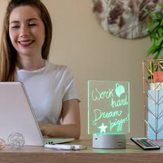Grey Board Erasers & Cleaners InnovaGoods LED Note and Message Board