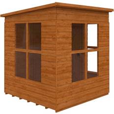 Outbuildings 6x6 Penthouse 12mm Shed L175 Solid Wood/Softwood/Pine (Building Area )