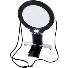 Magnifiers & Loupes Giant magnifying glass with light hands-free neck desk stand magnifier