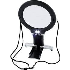 Magnifiers & Loupes Ltd glass with light 2 large handsfree reading magnifier