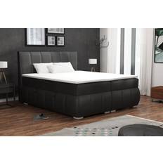 Schwarz Boxspringbetten Vincenza Boxspringbett 185x215cm