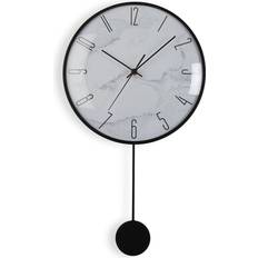 MDF Väggklockor Versa Péndulo Metal Cristal Madera MDF 4.5 x 56 x 29 cm Reloj de pared