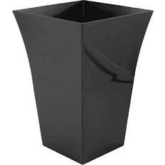 Pots, Plants & Cultivation Ceramica Large Black Milano 10101801202 Upright Planter